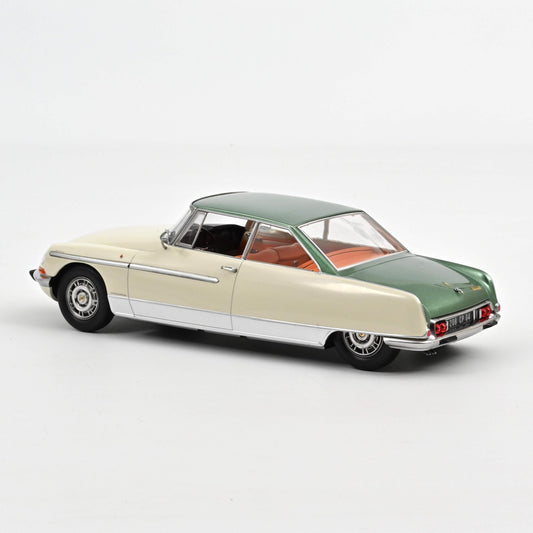 Norev Citroen DS 21 Le Leman 1968 Ivory and Green Metallic 1:18 Modell