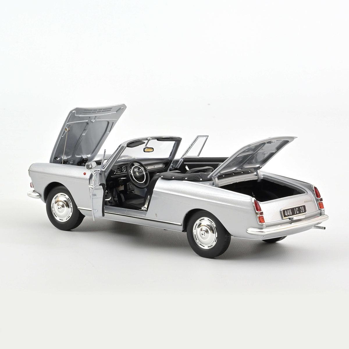 Norev Peugeot 404 Convertible 1967 - Silver 1:18 Modell