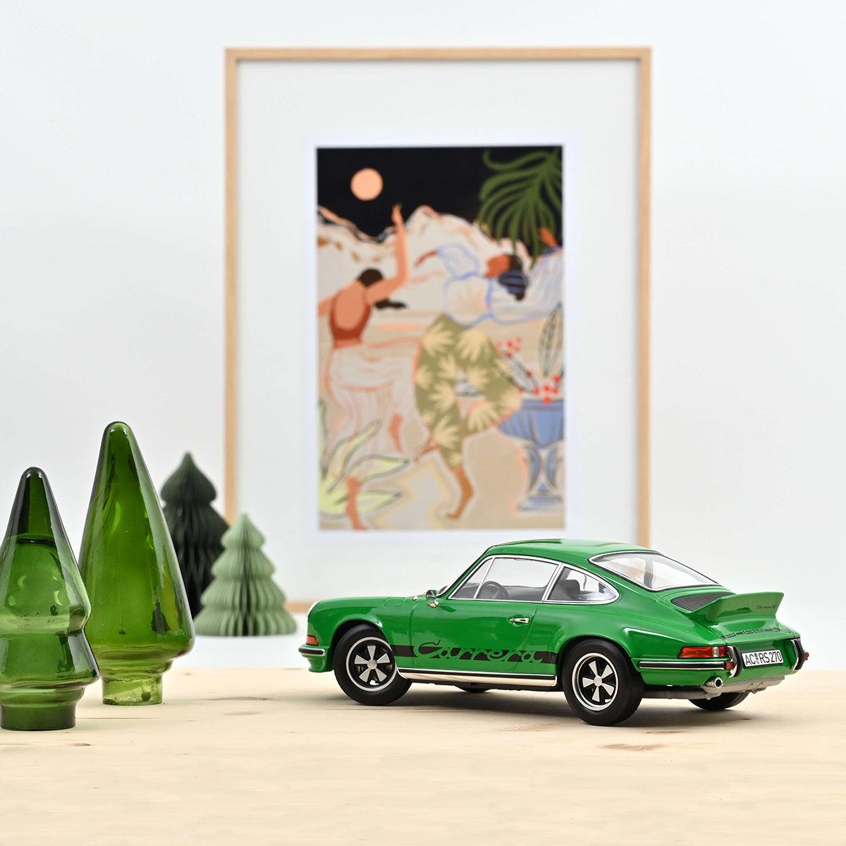 Norev Porsche 911 RS 1973 - Green with black deco 1:18 Modell