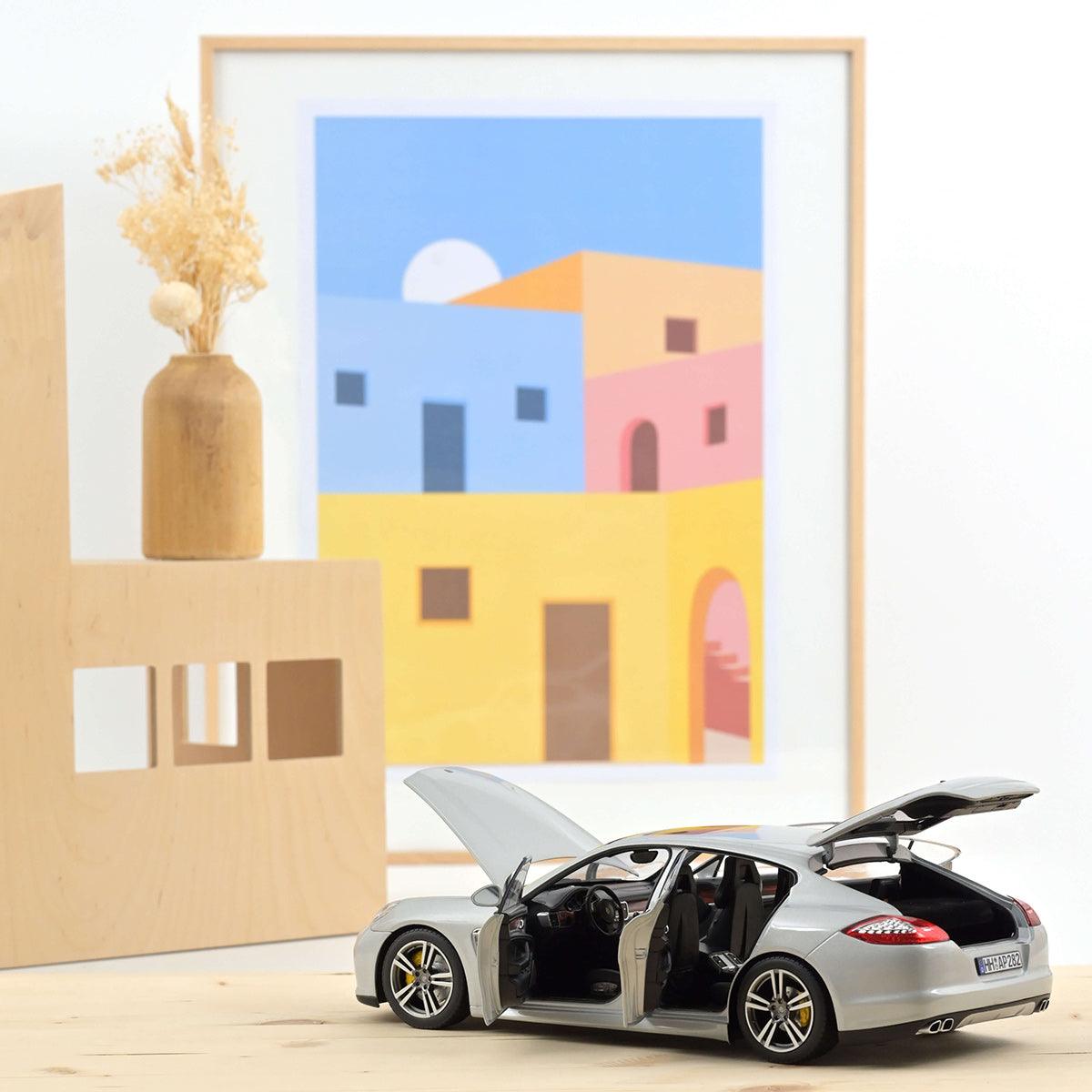 Norev Porsche Panamera Turbo 2009 Silver 1:18 Modell