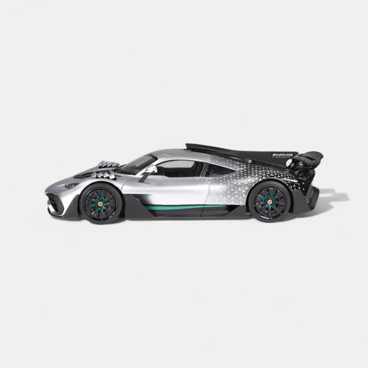 NZG Mercedes - AMG ONE Race Edition Silver 1:18 Modell