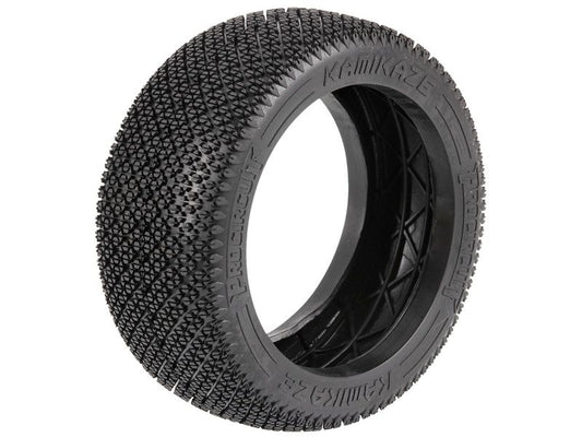 Procircuit Reifen "KAMIKAZE V2-K1" unverklebt 1:8 Buggy # Clay Super Soft