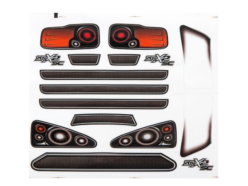 Serpent 1:10 SCT Lexankarosserie vorgeschnitten lackiert orange-rot