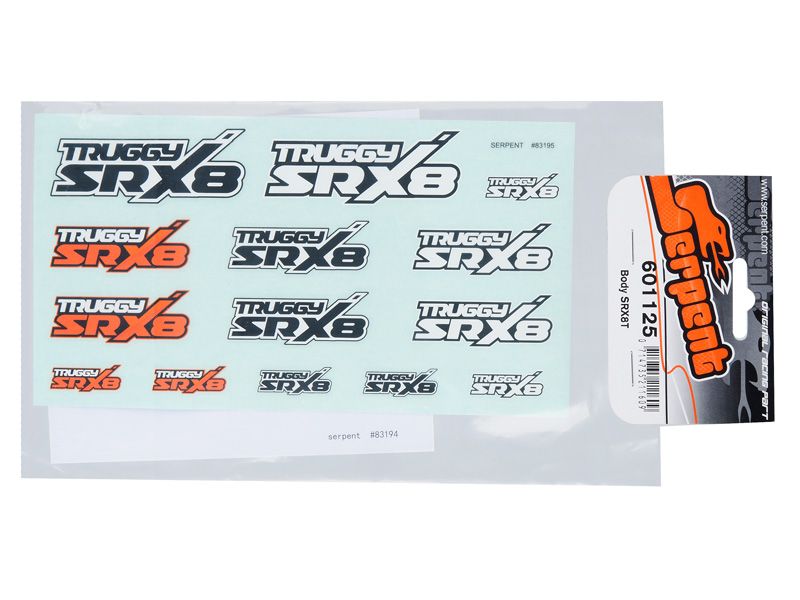 Serpent 1:8 Truggy Lexankarosserie SRX8T transparent