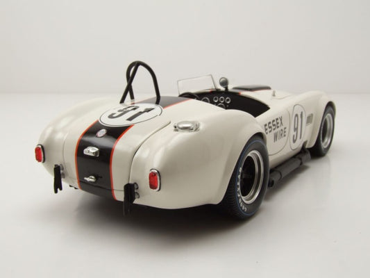 Kyosho SHELBY COBRA 427 S/C - ESSEX WIRE - WHITE/DARK BLUE 1:18 Modell