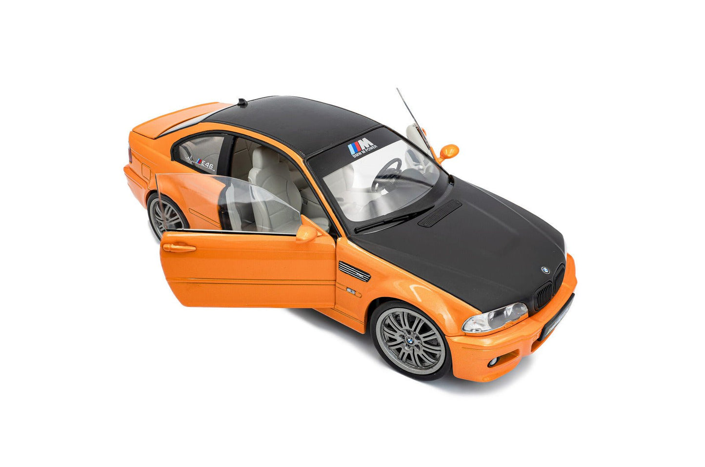 Solido BMW M3 (E46) Coupe 2000 orange/black 1:18 Modell