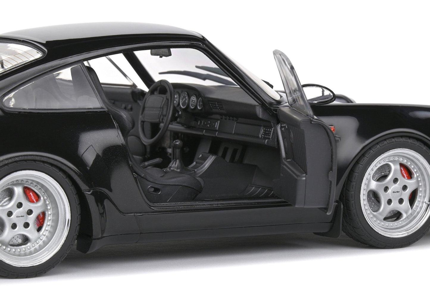 Solido Porsche 911 (964) Turbo - Black 1:18 model