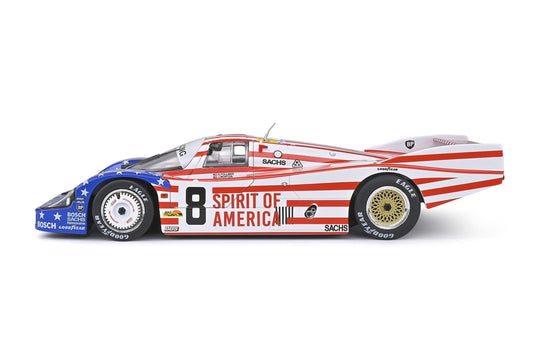 Solido Porsche 956 LH 8 3rd 24h LeMans 1986 Stars and Stripes 1:18 Modell