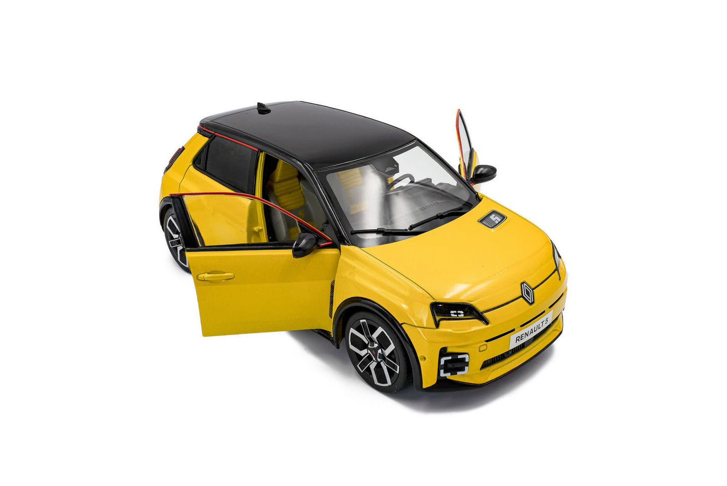 Solido Renault 5 E - TECH JAUNE POP 2024 Yellow 1:18 Modell