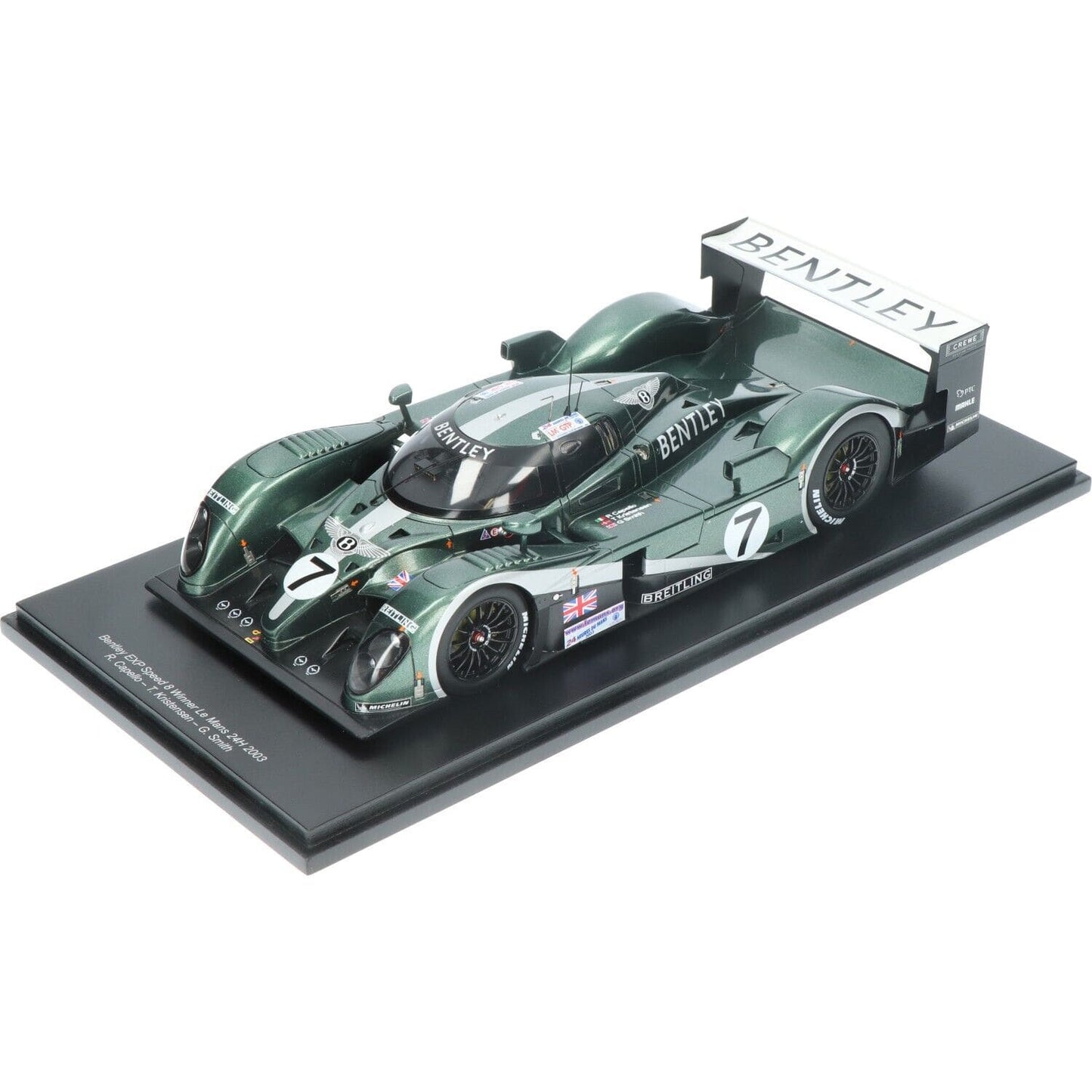 Spark Bentley EXP Speed 8 7 Winner Le Mans 24H 2003 1:18 Modell