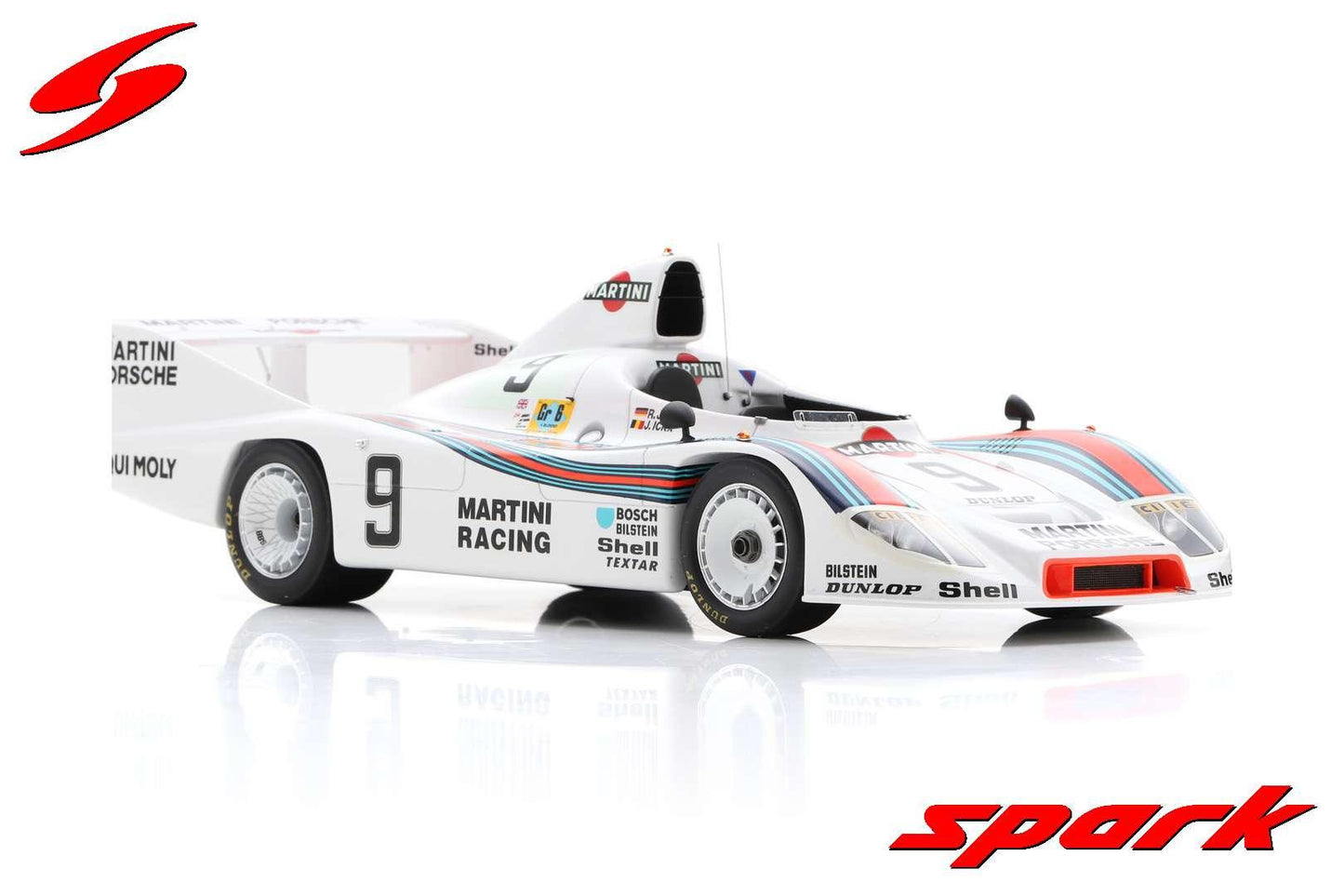 Spark Porsche 908/80 Martini Racing Liqui Moly 2nd Le Mans 1980 9 1:18 Modell