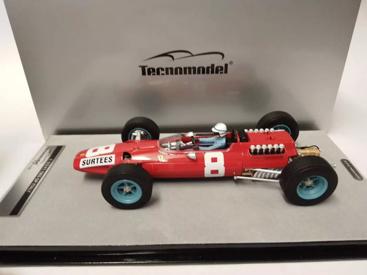 Tecnomodel Ferrari 512 F1 GP Italy 1965 8 Driven by: John Surtees - with driver figure 1:18 Modell