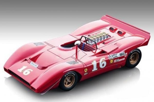 Tecnomodel Ferrari 612 Can-Am Mid - Ohio 1969 16 3rd Place Driven by: Chris Amon 1:18 Modell_Artexio