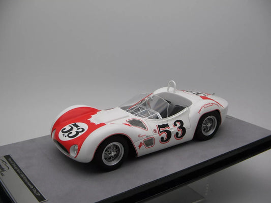 Tecnomodel Maserati Birdcage Tipo 61 1960 Winner Riverside "Time GP" 1960 Driven by: Bill Krause 1:18 Modell