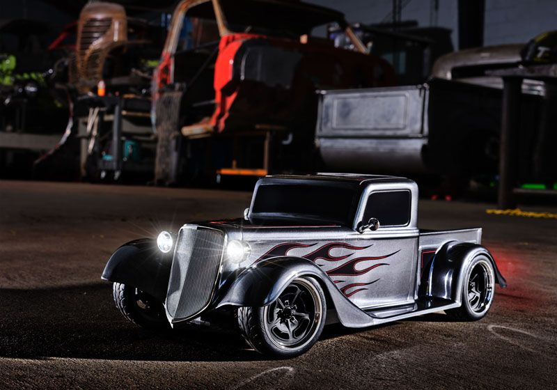 Traxxas Factory Five '35 Hot Rod Truck silber 1:10 RTR Brushed LED ohne Akku/Lader