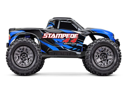 Traxxas Stampede 4WD Brushless BL-2S RTR 1:10 Monster Truck blau ohne Akku/Lader