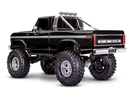 Traxxas TRX-4 Ford F150 Ranger 1979 XLT High Trail Edition 4x4 Black Edition RTR Crawler Brushed