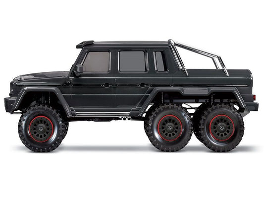 Traxxas TRX-6 Mercedes Benz G63 AMG 6x6 schwarz mit LED Beleuchtung RTR Brushed ohne Akku/Lader_Artexio