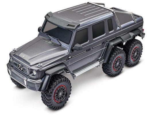 Traxxas TRX-6 Mercedes Benz G63 AMG 6x6 silber mit LED Beleuchtung RTR Brushed ohne Akku/Lader_Artexio