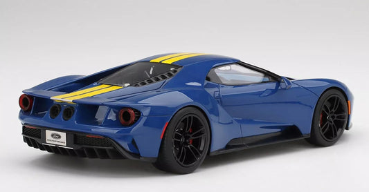 TSM - Models Ford GT - Sunoco Blue with Yellow Stripe 1:18 Modell