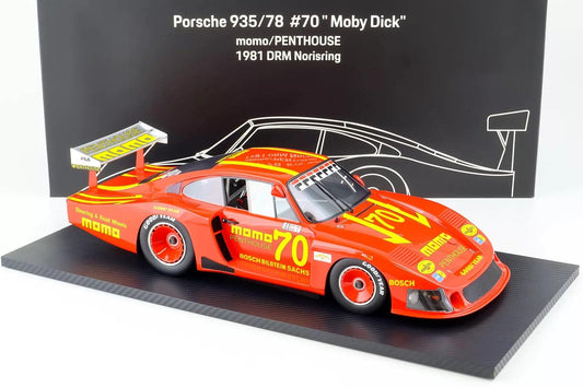 TSM-Models Porsche 935/78 #70 Moby Dick Momo/Penthouse 1981 DRM Norisring Driven by: Gianpiero Moretti 1:12 Modell