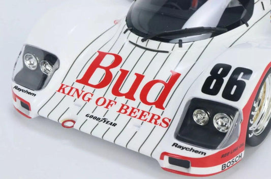 TSM-Models Porsche 962 #86 Bayside Disposal Racing 1987 Sebring 12 Hours Winner Driven by: J. Mass, Bobby Rahal 1:18 Modell
