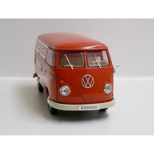 Welly Volkswagen T1 Kasten 1963 Porsche Renndienst 1:18 Modell