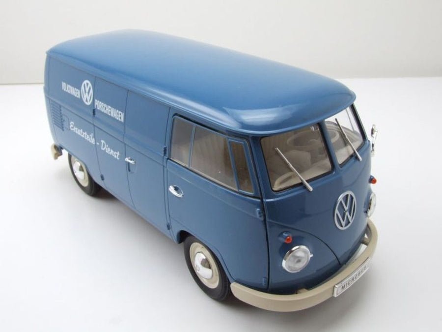 Welly Volkswagen T1 Kasten 1963 Porschewagen Ersatzteile Dienst 1:18 Modell