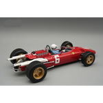 Tecnomodel Ferrari 312 F1 #6 Winner Italy GP Monza 1966 Ludovico Scarfiotti with driver figure 1:18 Modell