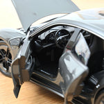 Norev Porsche Taycan Turbo S 2024 - Slate Grey 1:18 Model