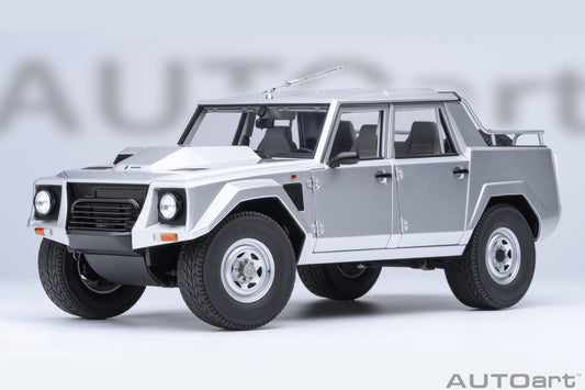 AutoArt Lamborghini LM002 - Argento 1:18 Modell