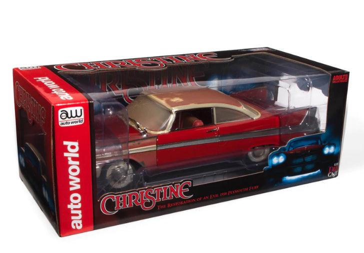 Autoworld Plymouth Fury Christine 1958 Partially Restored 1:18 Modell - Artexio