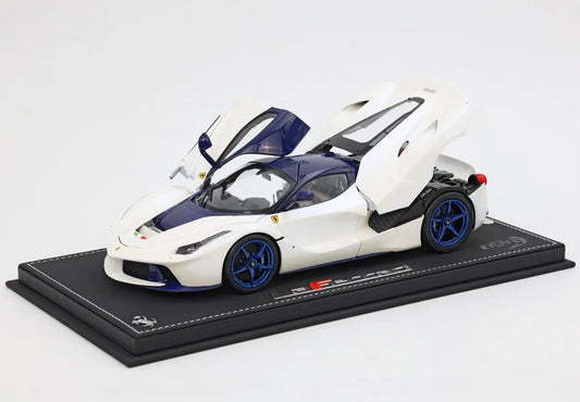 BBR Ferrari LaFerrari White/Blue 1:18 Modell