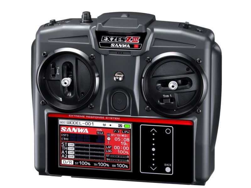 Airtronics Sanwa EXZES ZIII Fernsteuerung FH5 Combo (2.4GHz / Empfänger RX - 493i) RC Sender + Empfänger