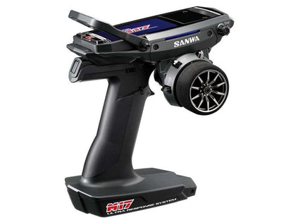 Airtronics Sanwa M17S Fernsteuerung FH5 Combo (2.4GHz / Empfänger RX - 493i) RC Sender + Empfänger