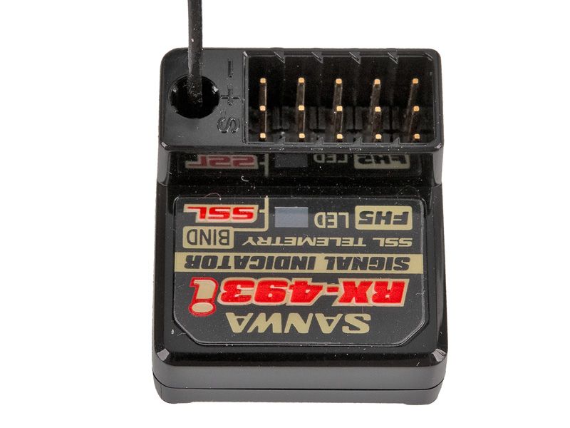 Airtronics Sanwa MT-R Sender mit Empfänger (2.4GHz/RX493i) FH5_Artexio