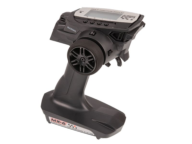 Airtronics Sanwa MX-6 Dry Fernsteuerung Combo (2.4GHz / RX391W) RC Sender + Empfänger_Artexio