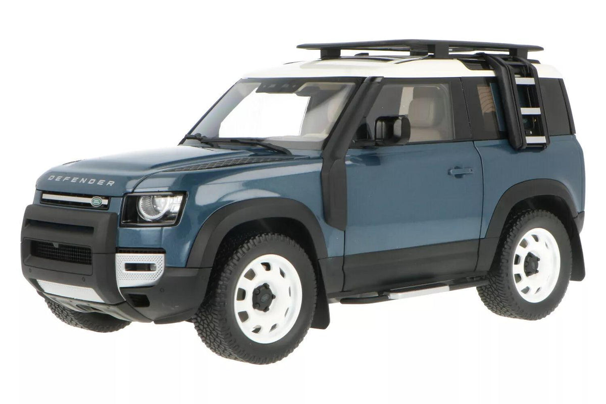 Almost Real Land Rover Defender 90 2020 - Tasman Blue 1:18 Modell