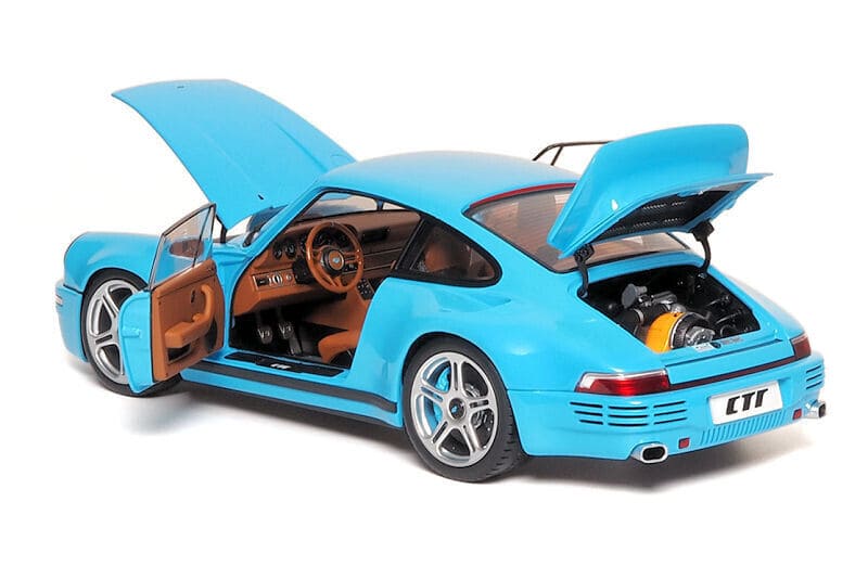 Almost Real RUF CTR Anniversary 2017 - Bavarian Sky Blue 1:18 Modell - Artexio