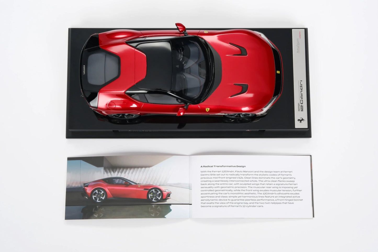 Amalgam Ferrari 12Cilindri Rosso Imola 1:18 Modell