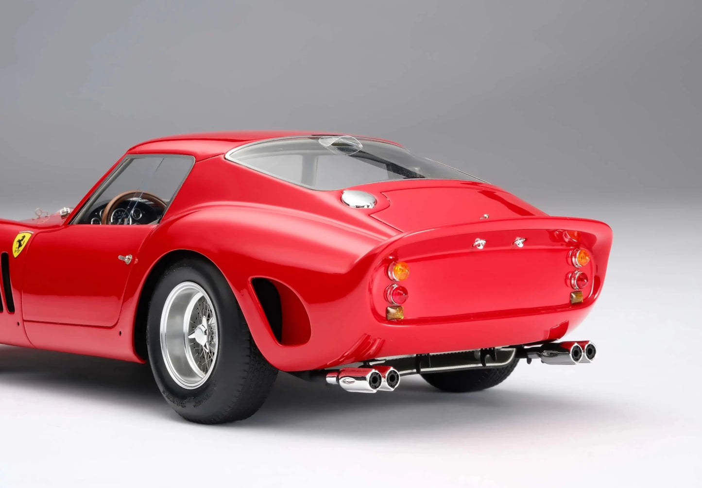 Amalgam Ferrari 250 GTO Street Red Rosso Corsa 1:18 Modell