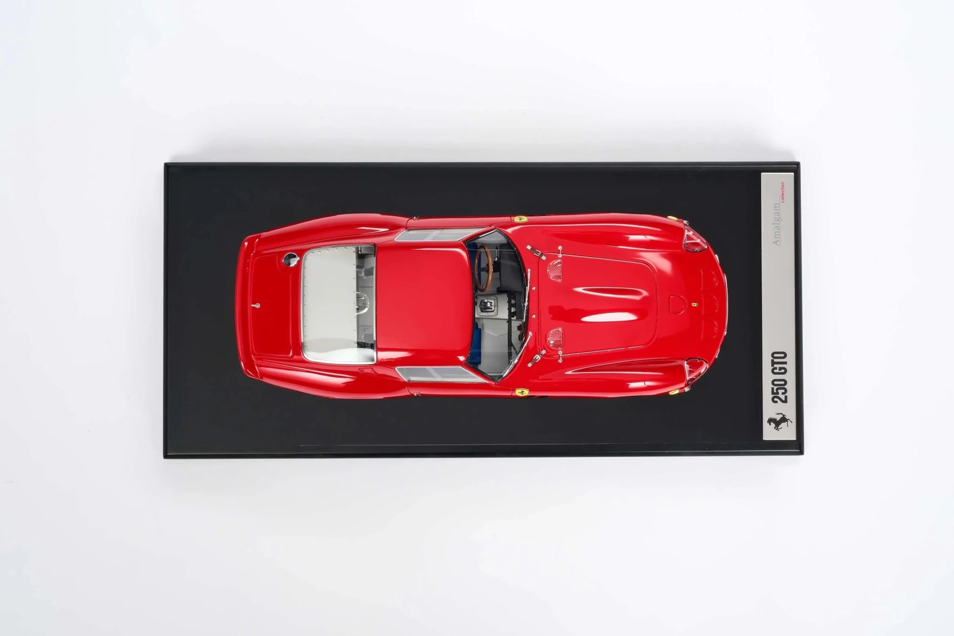 Amalgam Ferrari 250 GTO Street Red Rosso Corsa 1:18 Modell