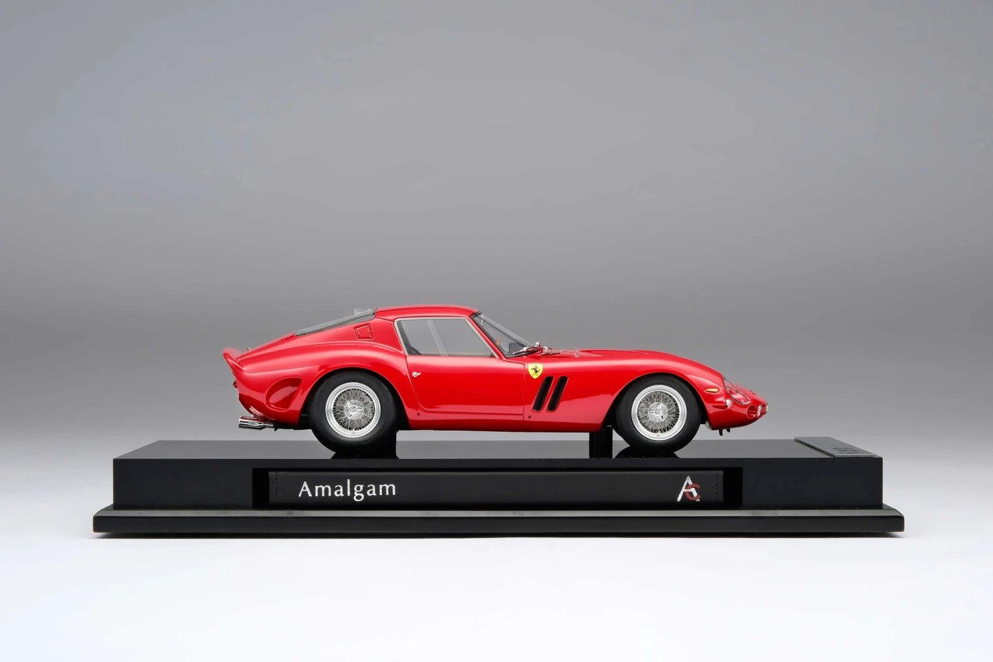 Amalgam Ferrari 250 GTO Street Red Rosso Corsa 1:18 Modell
