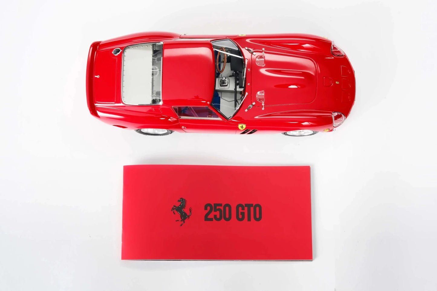 Amalgam Ferrari 250 GTO Street Red Rosso Corsa 1:18 Modell