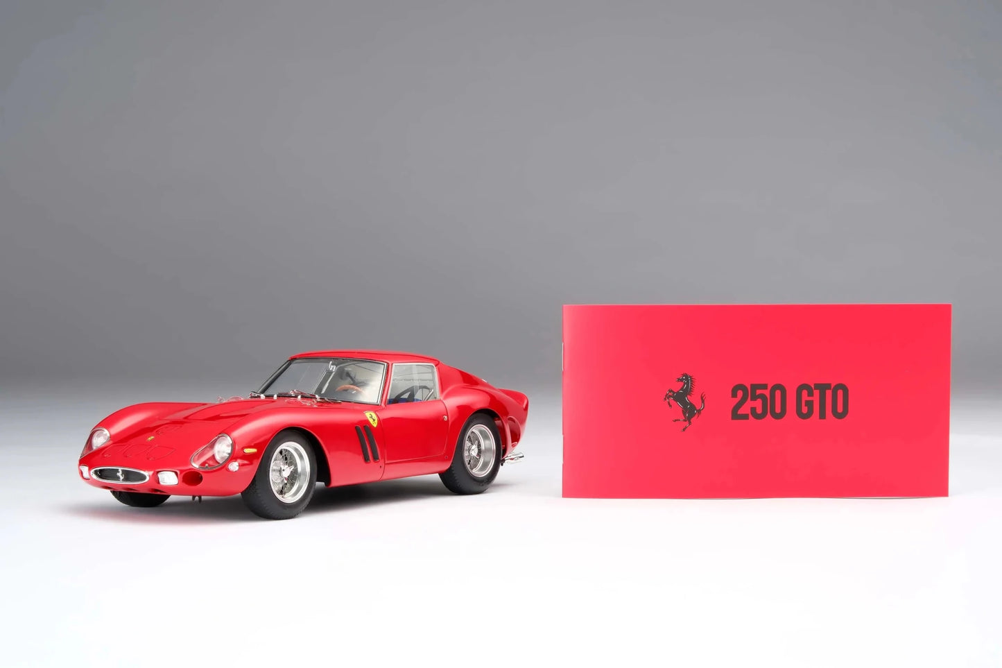 Amalgam Ferrari 250 GTO Street Red Rosso Corsa 1:18 Modell