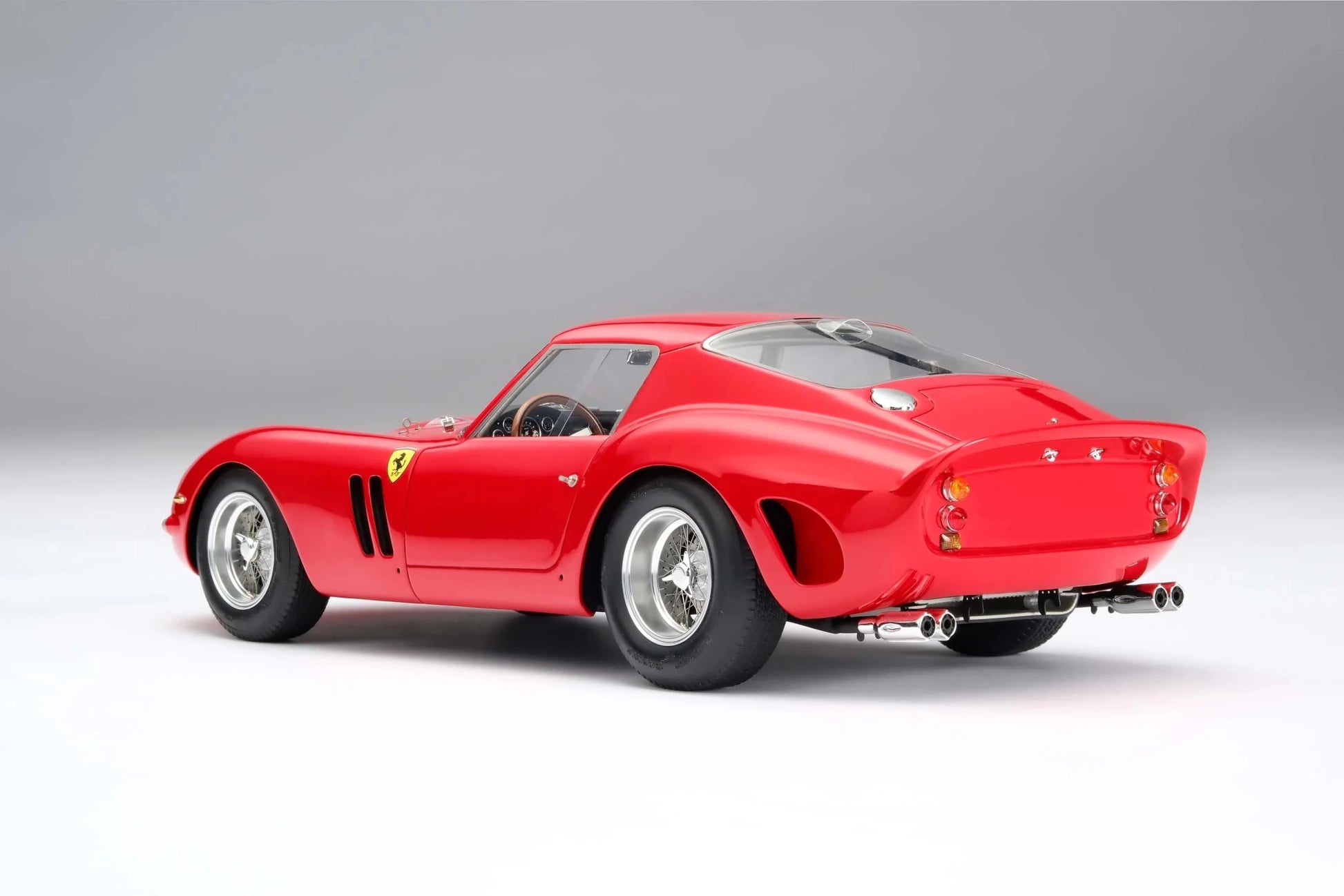 Amalgam Ferrari 250 GTO Street Red Rosso Corsa 1:18 Modell