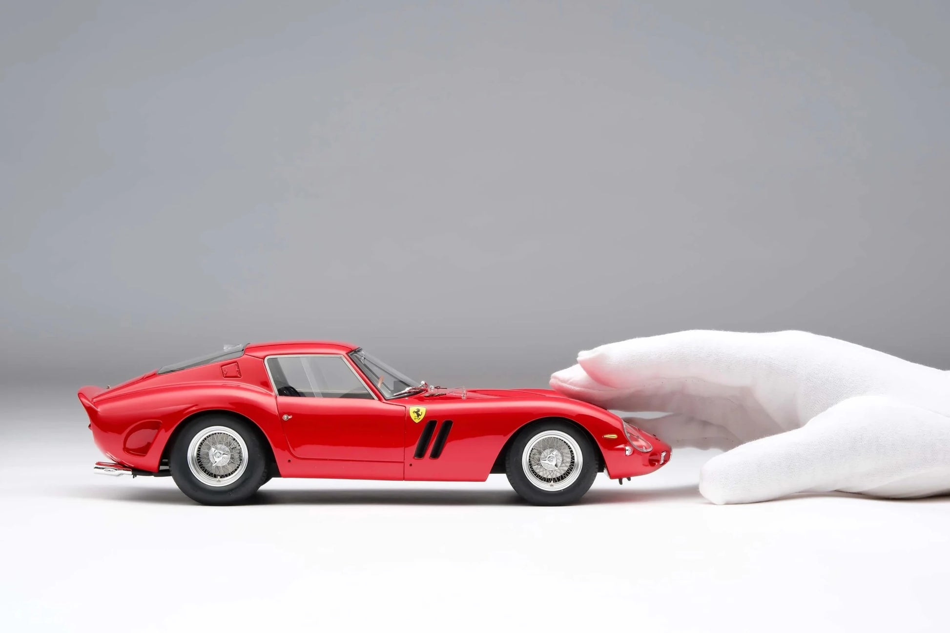 Amalgam Ferrari 250 GTO Street Red Rosso Corsa 1:18 Modell
