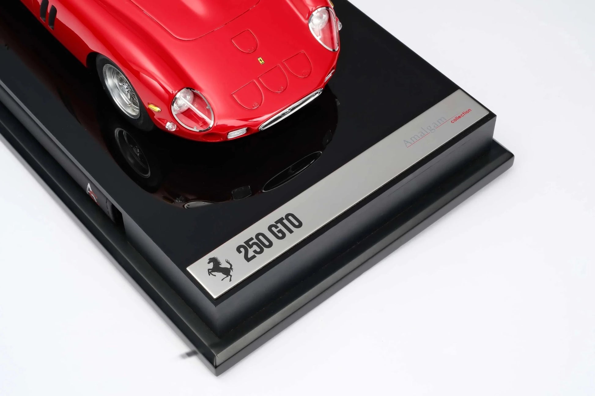 Amalgam Ferrari 250 GTO Street Red Rosso Corsa 1:18 Modell