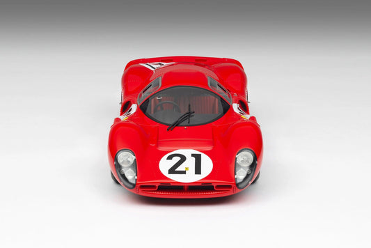 Amalgam Ferrari 330 P4 #21 2nd 24h LeMans 1967 Driven by: Scarfiotti, Parkes 1:18 Modell - Artexio