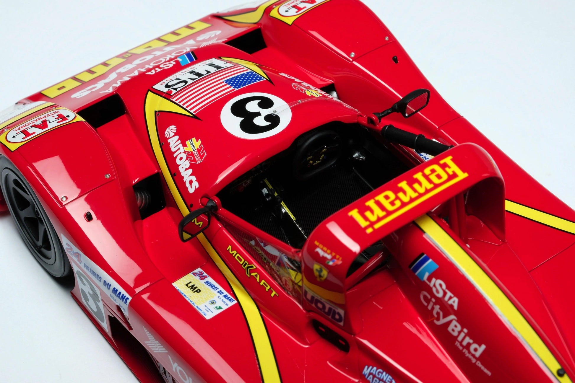 Amalgam Ferrari 333 SP 24h LE MANS 1997 #3 - MORETTI/THEYS/PAPIS 1:18 Modell - Artexio